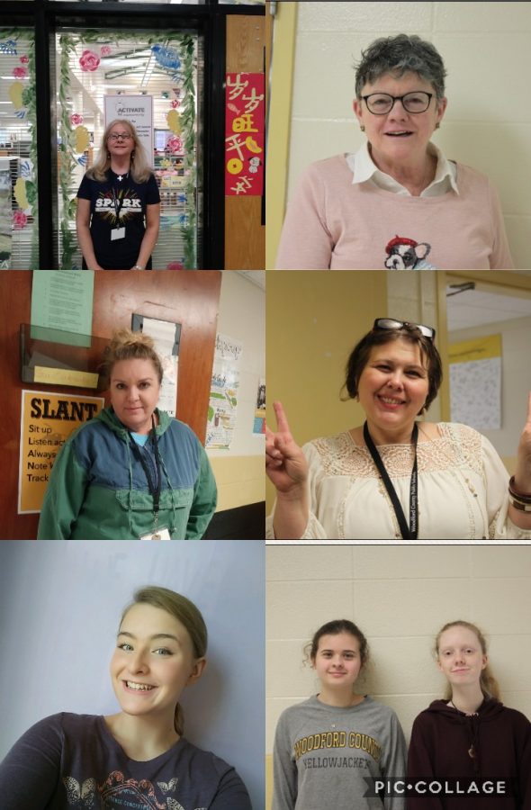 Ms.Brown, Ms.Greene, Ms.Denny,Ms.Waldron, Ginny Gregory, Ellie Clay and Faith Wilson all talks to us about how they feel about the school shootings. 