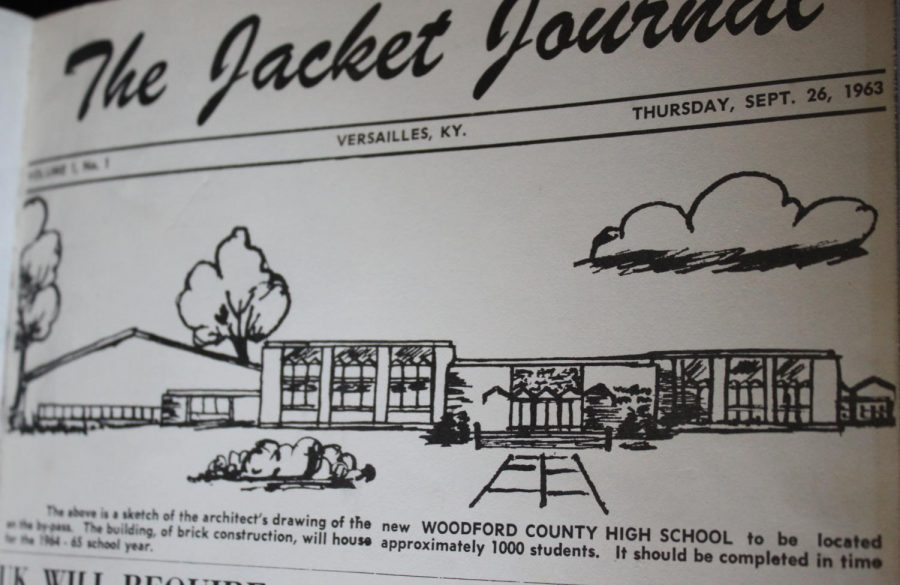 This is a picture of WCHS before they built it and the students got to see what it looked like. 