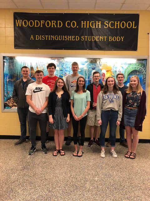 The WCHS students who made it into the GSP and GSA summer programs.