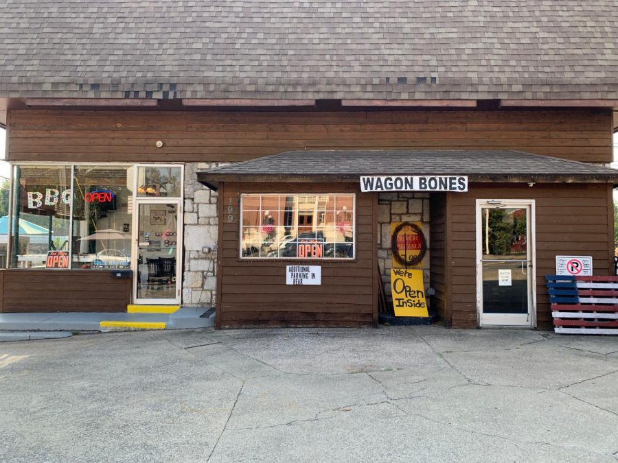 Exterior image of Wagon Bones BBQ.