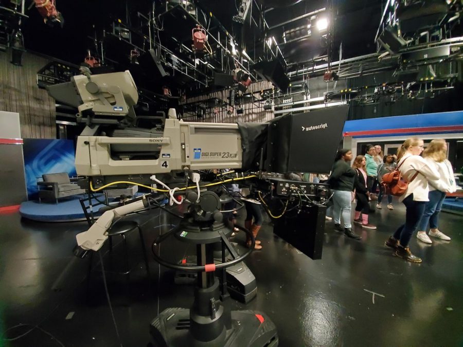 One of the cameras used in Studio A.