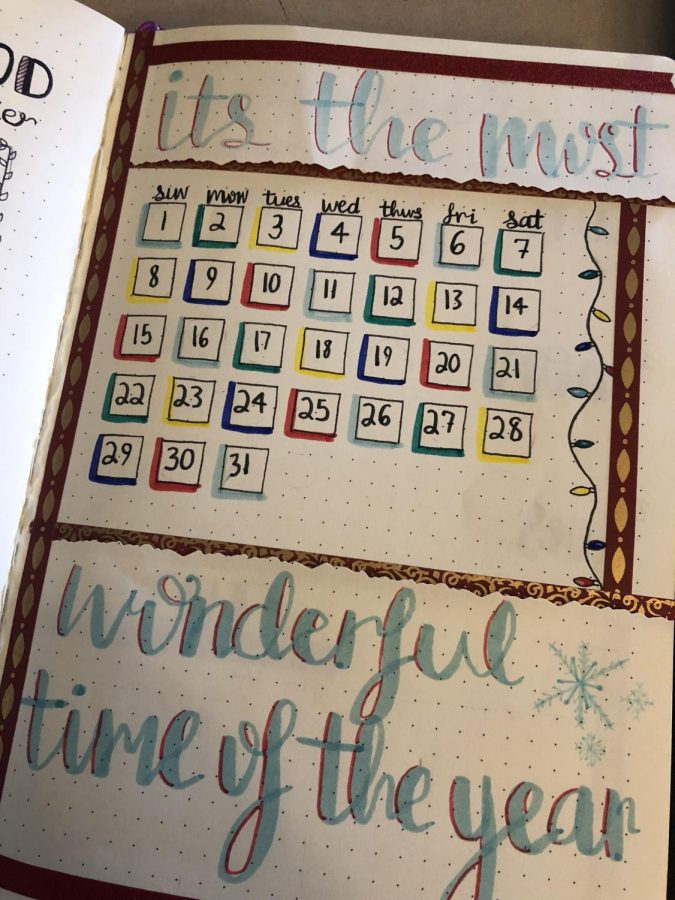 December title page created by Ashlyn Martin.