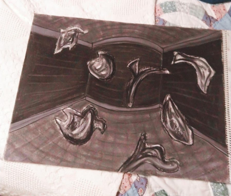 An+unnamed+charcoal+drawing+in+my+dads+sketchpad.+