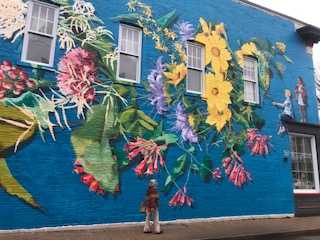A gorgeous mural found on Main Street.  There are several that can be found in Downtown Frankfort.