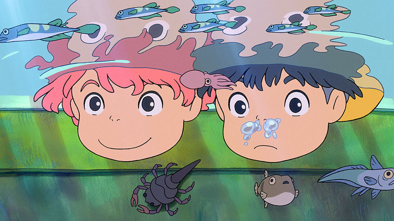 Ponyo: Ponyo being the daughter of a underwater scientist, she uses her fathers powers to eventually turn herself into a human! She goes up to shore to meet a young boy named Sosuke, and joins his family in his life. Although, this girls powers will soon throw everything out of balance. What will her and Sosuke do?