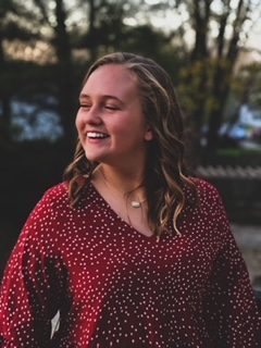 Natalie Kerr on her deck in Versailles, Kentucky. 