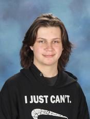 Samuel Heinrichs freshman yearbook picture.