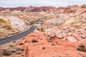 The Valley of Fire in Nevada.
