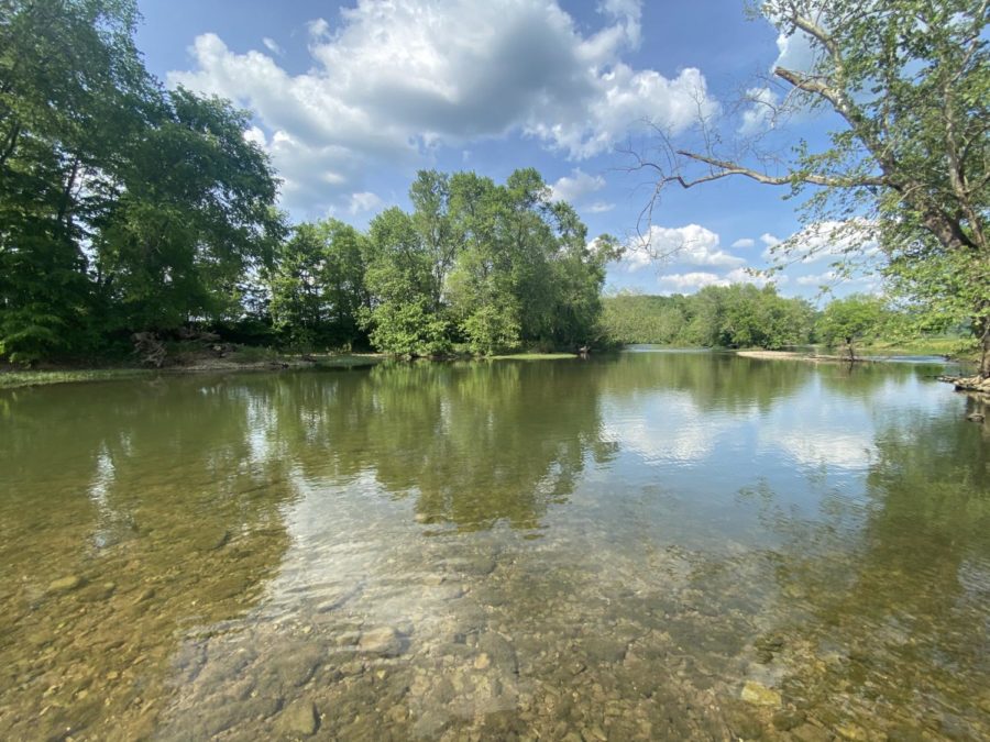 The+Elkhorn+Creek+in+Frankfort%2C+Kentucky.