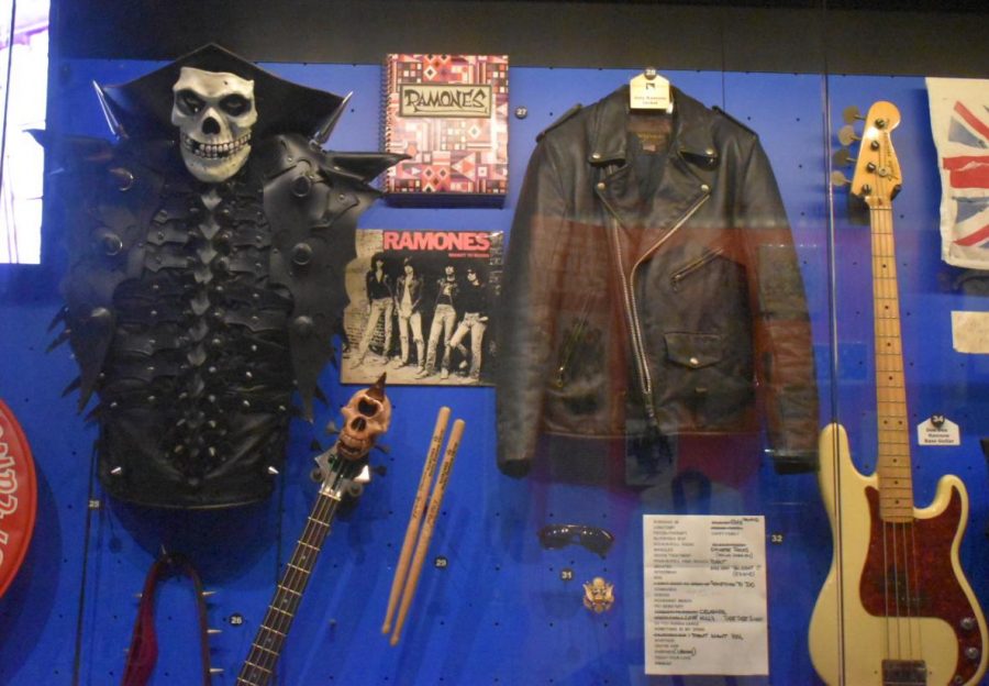 The Ramones put an end to what was called the Dark Age of Rock. In 1974, they brought back the sounds of angst that were absent in the early 1970s. The Schott Perfecto leather jacket (on the right) was the defining part of The Ramones iconic look because Tommy Ramone wanted to stay out of the glitter rock scene he decided they should just wear what they wore every day, which just so happened to be the Schott Perfecto jacket.