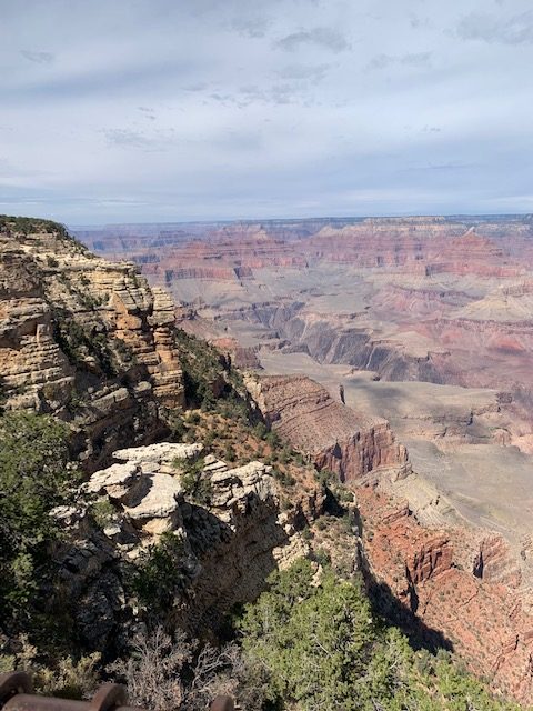 The Grand Canyon! It is filled with beautiful sights and is breathtaking! This magnificent view is located  in the Northwest corner of Arizona. Did you know that the Grand Canyon is 10 miles long from top to bottom (6,000 ft)? 