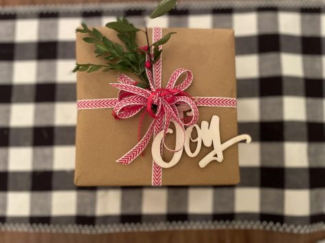 Fluff up your bow, add some decorations or a gift tag, and youre done! Youve successfully wrapped a beautiful package to give to any of your loved ones for the holidays. 