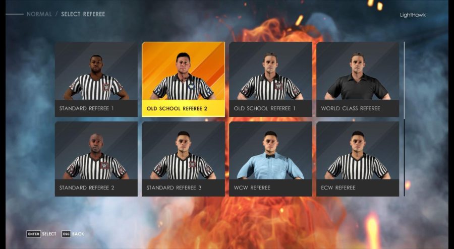 To match the time period even further, I changed the referee to an old school ref. 