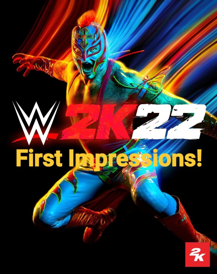 The cover for WWE 2k22. 