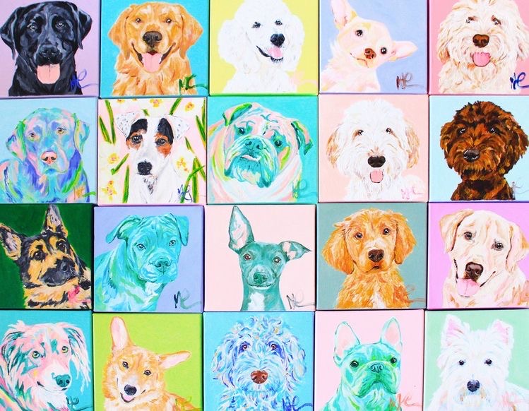 A+collage+of+multiple+kinds+of+dogs.