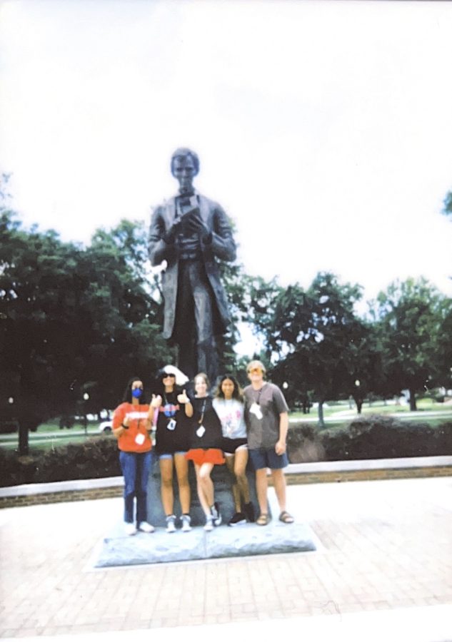 My friends and I always made a plan to meet at the Lincoln statue after class and we would usually sit around and talk about our days and classes before we went to lunch or dinner. 