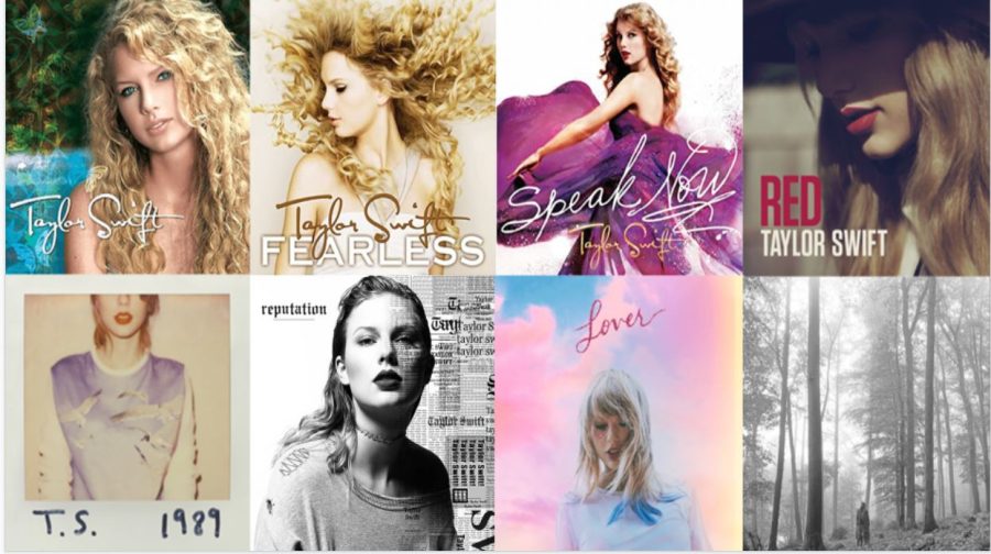 All of Taylor Swifts album covers