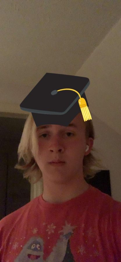 Aidan Teague, Minutes after graduating