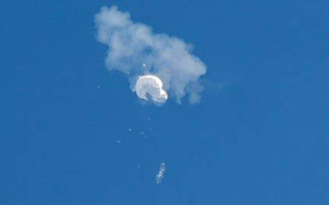 Chinese balloon shot down off the coast of South Carolina at approximately 2:30 pm Feb 4th