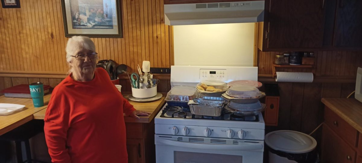 Leftovers of Thanksgiving with the Main Head Chef, my Great Grandmother. She has constantly gotten everyone together and cooked fantastic and delicious meals even before I was born. This is what I consider my best photo. 