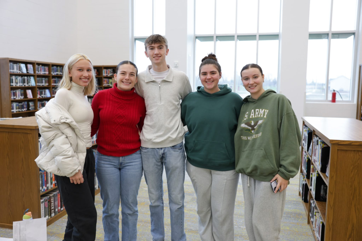 Jacket Journal students in good spirits at the new school!