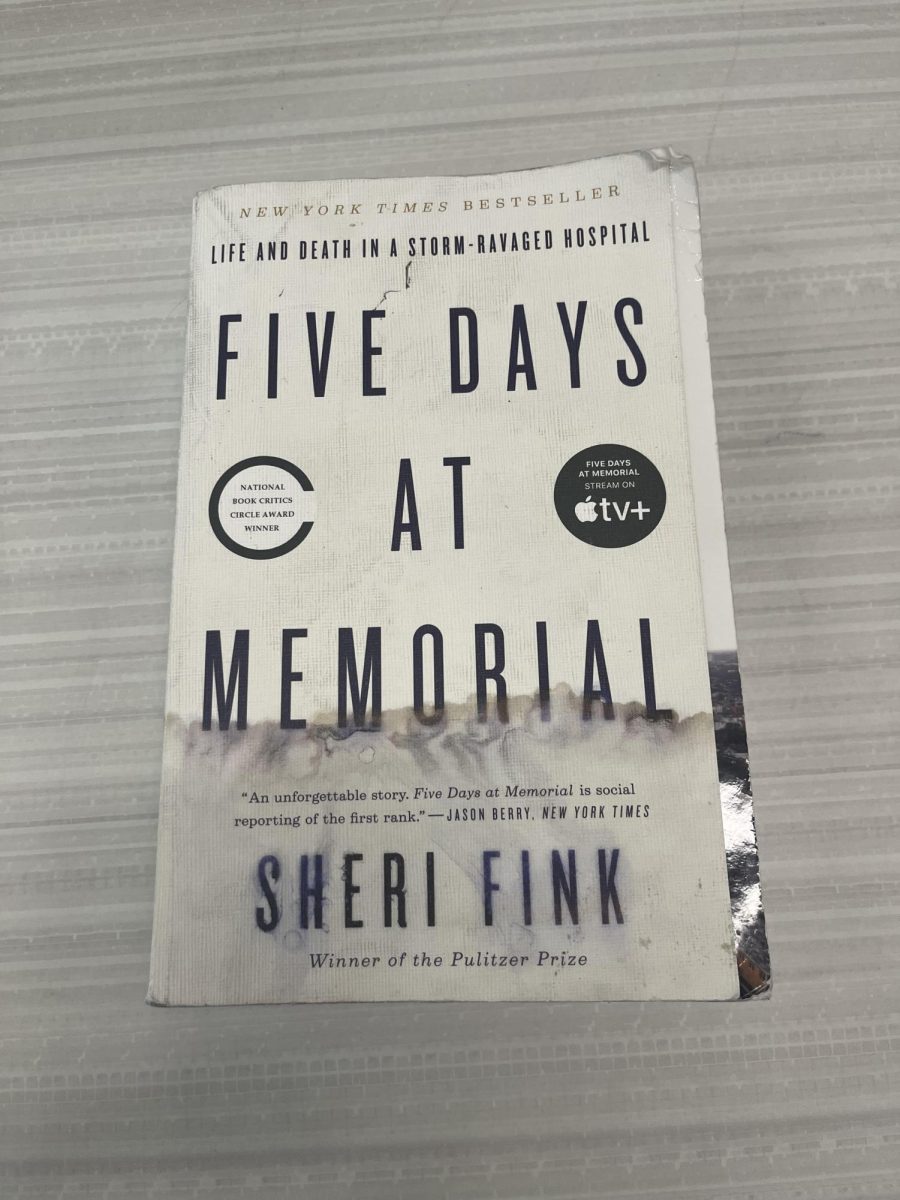 Photo of the book that the series is based off of. 