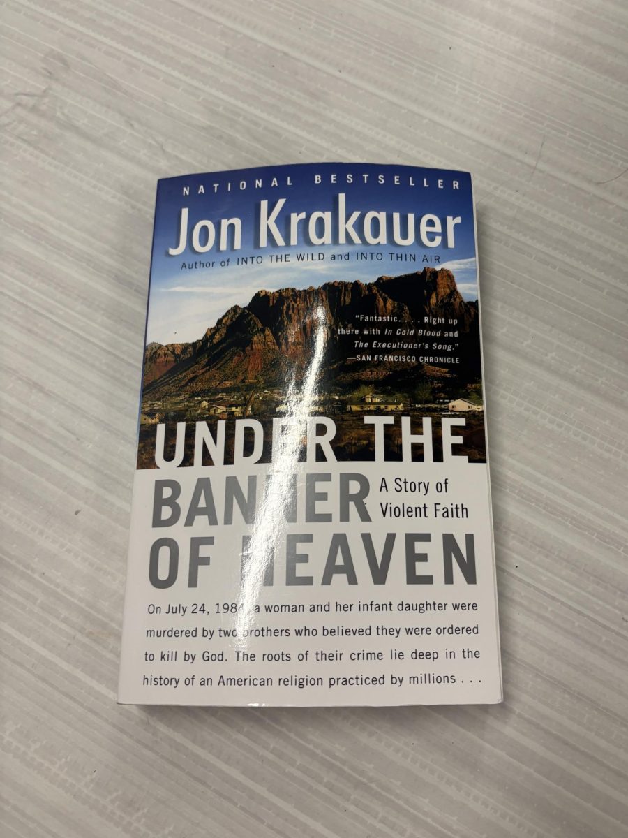Jon Krakauer's book," Under the Banner of Heaven"