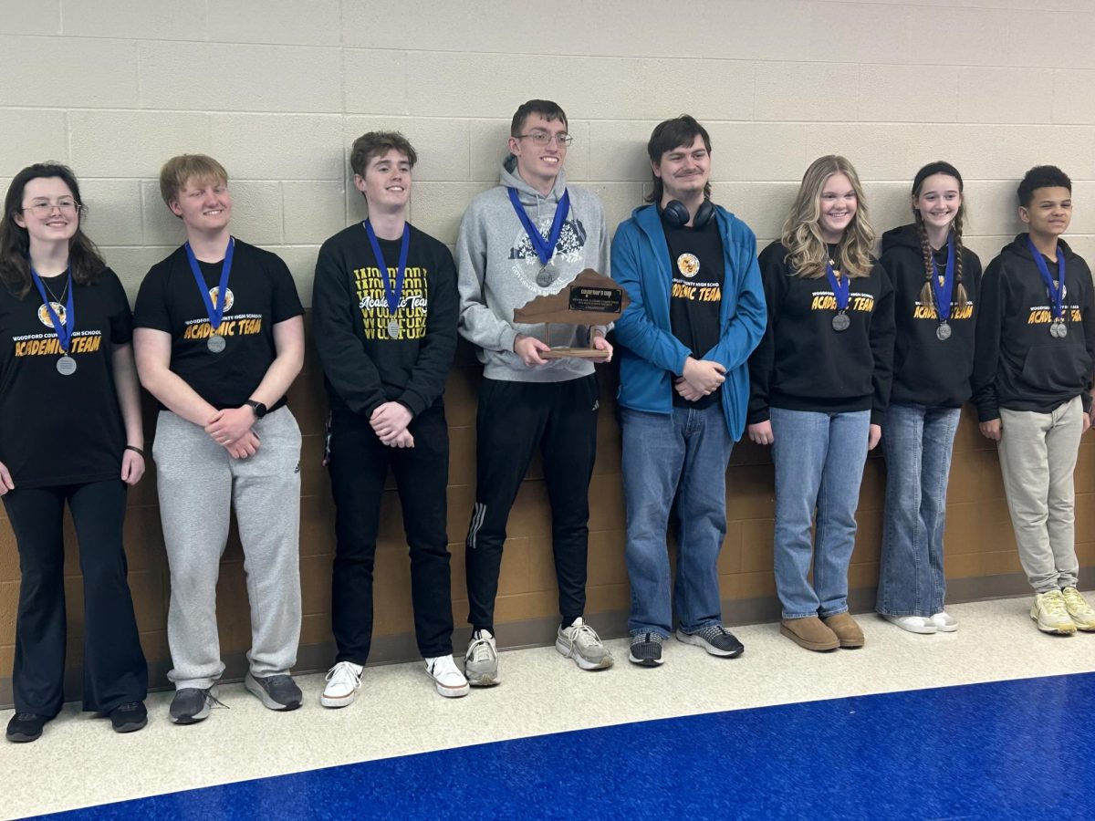 Some members of the 2025-2026 team at Districts
