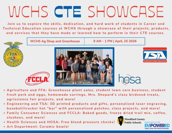 WCHS CTE Showcase - This Saturday!